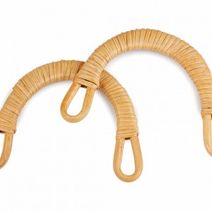Gerçek Bambu Çanta Sapı U Model 15 cm - Orange