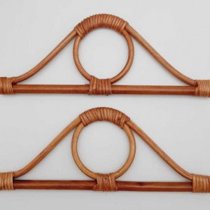 Gerçek Bambu Çanta Sapı Göz Model 27 cm - Orange