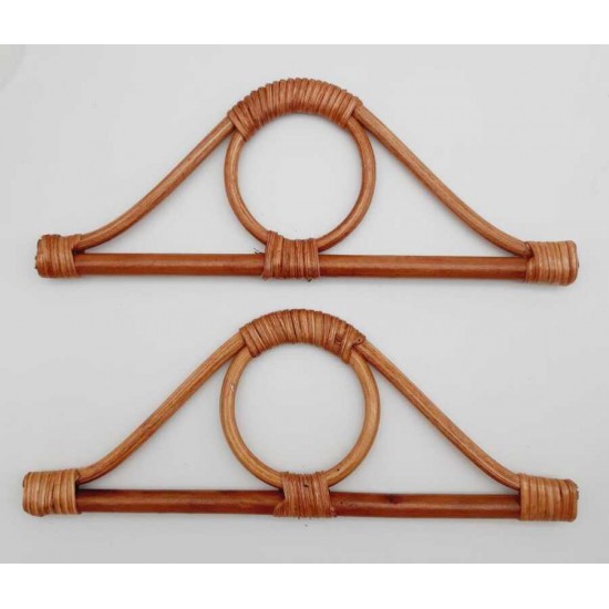 Gerçek Bambu Çanta Sapı Göz Model 27 cm - Orange