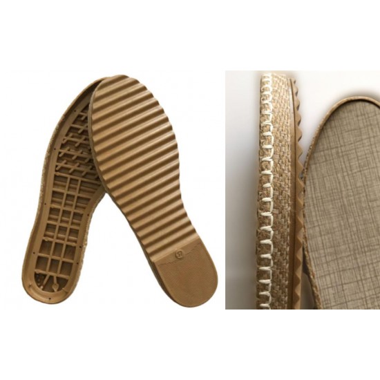 Hasırlı Lastik Taban (Çift) | Ayakkabı Tabanı