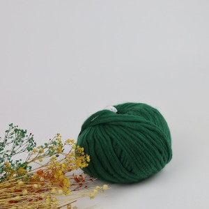 100 gr  Wool Big %100 Yün (Wool) İhraç Fazlası El Örgü İpi - Yeşil