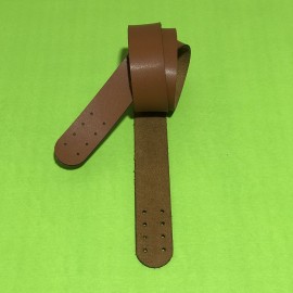Suni Deri Çanta Sapı - Taba